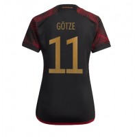 Saksa Mario Gotze #11 Vieraspaita Naiset MM-kisat 2022 Lyhythihainen